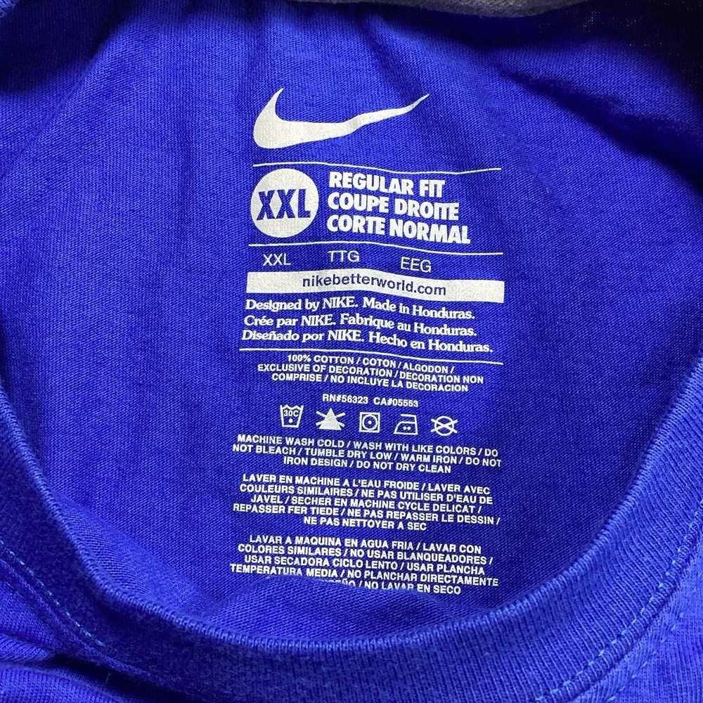 Mens Nike Duke Blue Devils Short Sleeve Cotton Tee Shirt - XXL